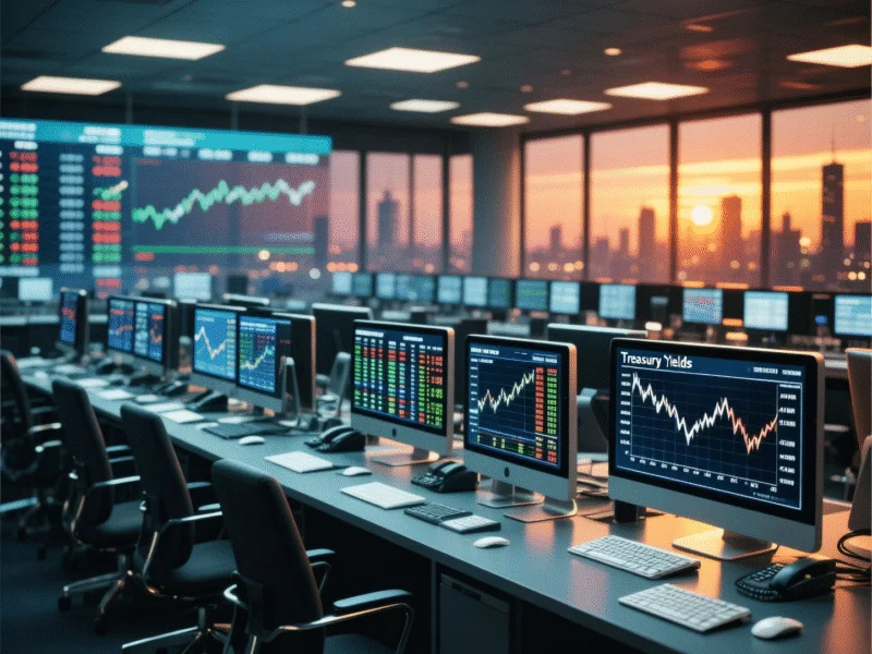Treasury yields inch lower as investors weigh trade developments