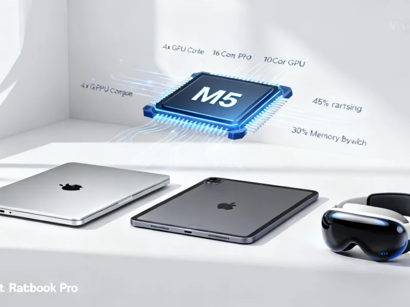 Apple Launches M5 Chip Across MacBook Pro, iPad Pro, and Vision Pro With Major AI Performance Gains