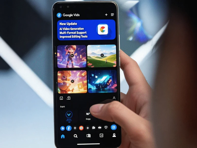 Google Vids AI editing app updated with new video formats for all users - Professional coverage