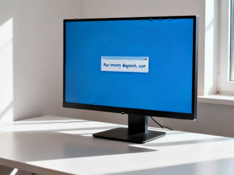 Windows 11's Crash Diagnostics Get Smarter with Memory Scan - According to PCWorld, Microsoft is testing a new feature in Wi